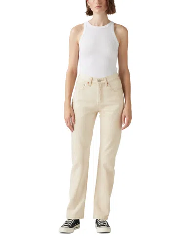 Levi's Women's 501 Original-fit Straight-leg Jeans In Cloudy Saf