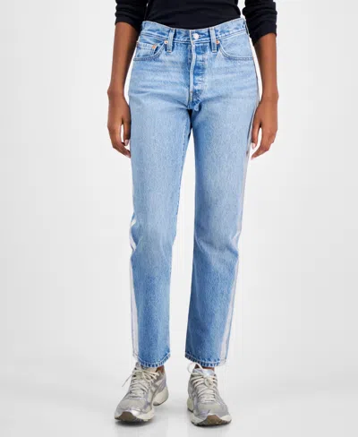 Levi's Women's 501 Original-fit Straight-leg Jeans In Shine Theo
