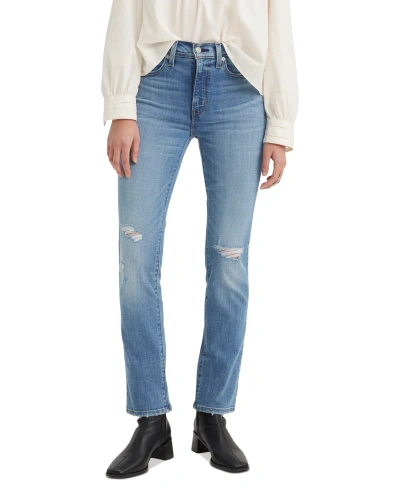 Levi's Women's 724 Straight-leg Jeans In Short Length In Wondrous Time