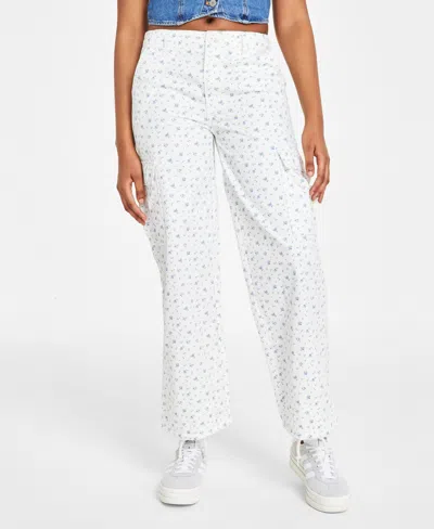 Levi's Women's '94 Baggy Cotton High Rise Cargo Pants In Isabel Floral
