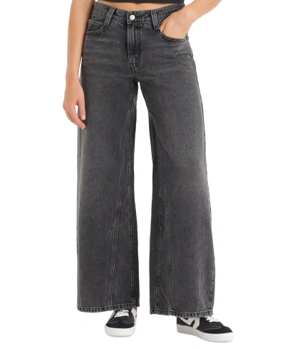 Levi's Women's '94 Baggy Spliced Cotton Wide-leg Jeans In Where's My Phone