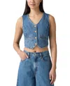Levi's Amore Denim Vest In Cause And
