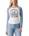 Levi's Graphic Baseball T-shirt In Agilityeagle Cloud Dancer,cliff