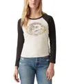 Levi's Graphic Baseball T-shirt In Agilityhippie Girl Gardenia,pirate Black