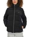Levi's Women's Corduroy Bubble Puffer Jacket In Black