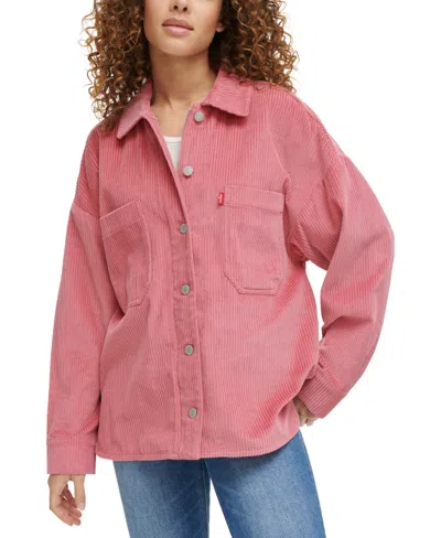 Levi's Women's Corduroy Shirt Jacket In Rosebud