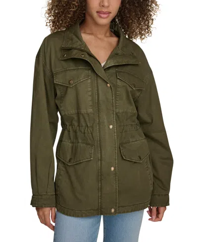 LEVI'S WOMEN'S COTTON FOUR-POCKET UTILITY JACKET