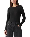 Levi's Lightweight Slub Top In Caviar