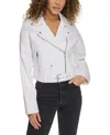 Levi's Denim Crop Moto Jacket