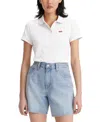 Levi's 501 Mid Thigh Denim Shorts In Ojai Luxor Last Short In White