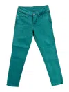 Levi's Women's Demi Curve Low Rise Skinny Denim Jeans In Teal Green In Blue