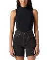 Levi's Women's Effortless Mock-neck Tank Top In Anthracite Night