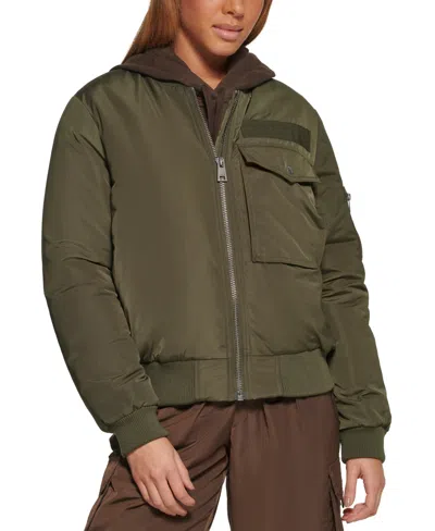 Levi's Women's Fashion Flight Bomber Jacket In Olive Tree