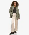 Levi's Oversize Faux Leather Relaxed Jacket In Sage