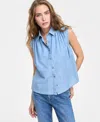 Levi's Levis Womens Gracen Sleeveless Blouse 725 High Rise Kick Flare Jeans In Alternate Fin