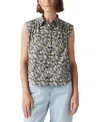 Levi's Women's Gracen Cotton Sleeveless Blouse In Blue
