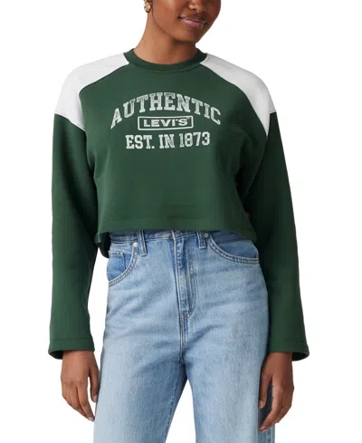 Levi's Women's Graphic Bleacher Sweatshirt In Crew Authe