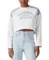 Levi's Women's Graphic Bleacher Sweatshirt In Crew Authentic Box Tab Bright White,du