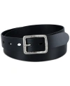 LEVI'S WOMEN'S HAMMERED CENTER BAR BUCKLE CASUAL LEATHER BELT