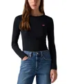 Levi's Hayes Long Sleeve T-shirt In Anthracite Night
