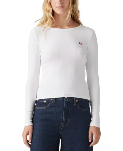 Levi's Women's Hayes Long-sleeve T-shirt In White +