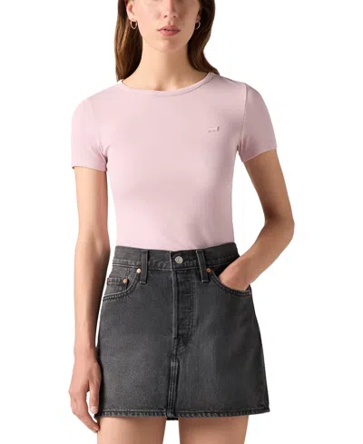 LEVI'S WOMEN'S HAYES SLIM-FIT SHORT-SLEEVE CREWNECK T-SHIRT