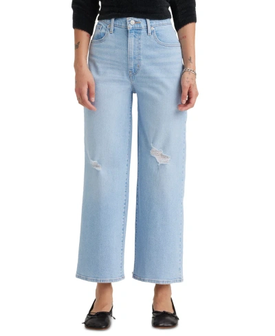 Levi's Women's High-rise Wide-leg Ripped Jeans In Add By Ambrey