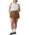 Levi's Women's Icon Cotton High-rise Denim Miniskirt In Ermine