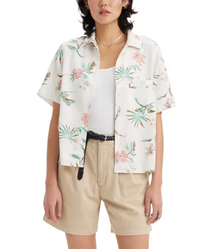 Levi's Women's Joyce Resort Short-sleeve Shirt In Delilah Floral