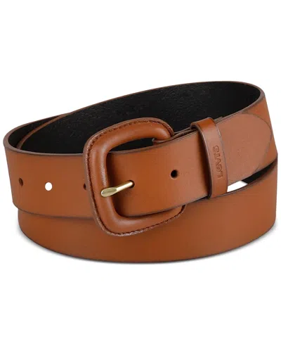 Levi's Women's Leather Wrapped Buckle Belt In Tan