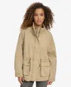 Levi's Stand Up Collar Military Jacket In Safari