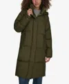 Levi's Women's Mid-length Puffer Jacket In Olive