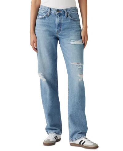 Levi's Women's Mid Rise Cotton 94 Baggy Jeans In Feeling Great
