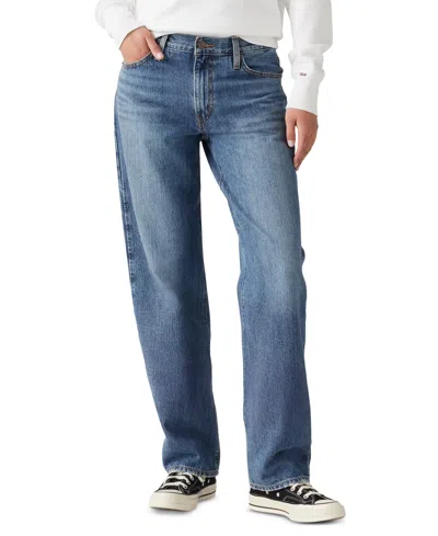 Levi's Women's Mid Rise Cotton 94 Baggy Jeans In Worn Memor