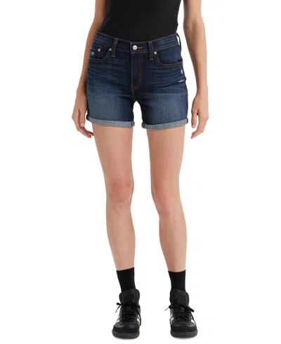 Levi's Women's Mid Rise Mid-length Stretch Shorts In Young And Old