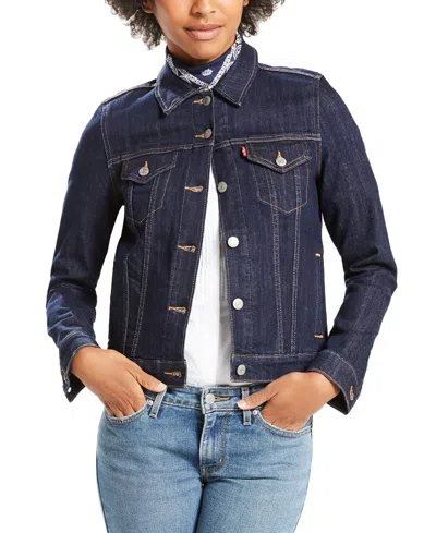 Levi's Women's Original Cotton Denim Trucker Jacket In Indigo