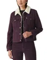 Levi's Original Sherpa Trucker Jacket In Plum Perfect