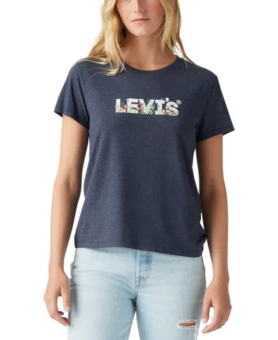 LEVI'S WOMEN'S PERFECT GRAPHIC LOGO COTTON T-SHIRT