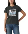 Levi's The Perfect Tee In Levis Horse Poster Pirate Black