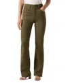 Levi's Women's Retro 726 High Rise Flare Leg Jeans In Ivy Green