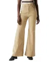 Levi's Ribcage Wide Leg Jeans Scraped Travertine In Safari