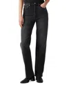 Levi's Women's Ribcage High-rise Straight-leg Jeans In Say No Go