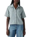 Levi's Rinoa Camp Shirt In Mischa Stripe Denim