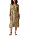 Levi's Women's Sarina Midi Dress In Lillian Floral Pearl Blue