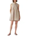 Levi's Women's Sleeveless Marianne Dress In Shin Beach Stripe Flax