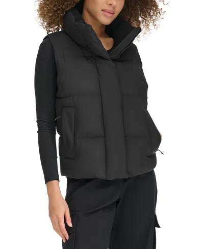 LEVI'S WOMEN'S STAND COLLAR PUFFER VEST