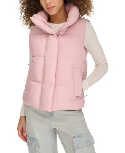LEVI'S WOMEN'S STAND COLLAR PUFFER VEST