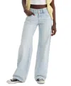 Levi's Women's Super-low Double-button Relaxed-fit Denim Jean In Abraided Art