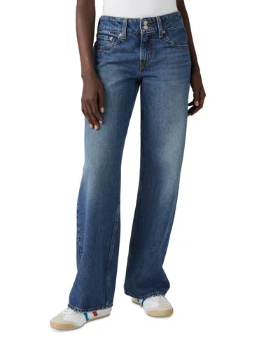 LEVI'S WOMEN'S SUPER-LOW DOUBLE-BUTTON RELAXED-FIT DENIM JEAN