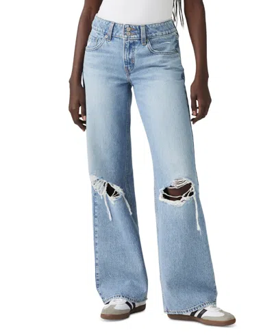 Levi's Women's Super-low Double-button Relaxed-fit Denim Jean In Table Talk W Dx